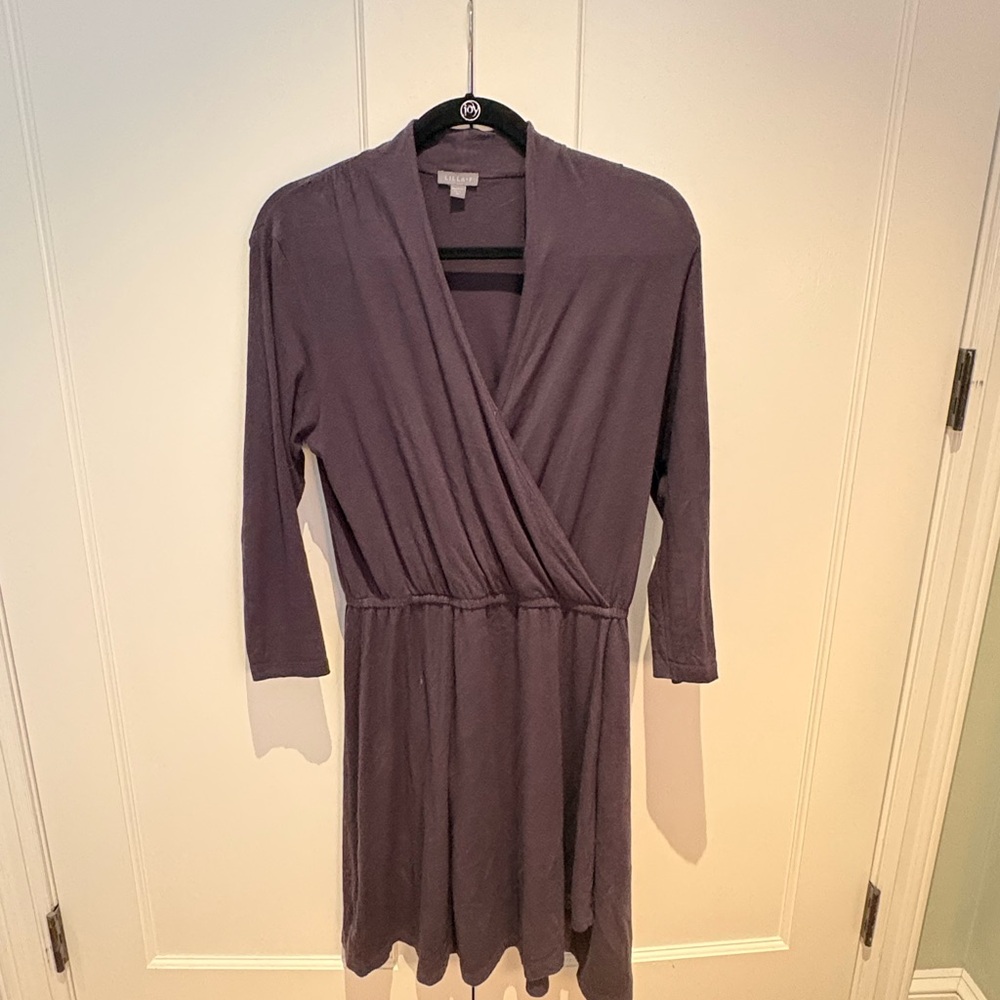 Lilla P Purple Midi Dress
